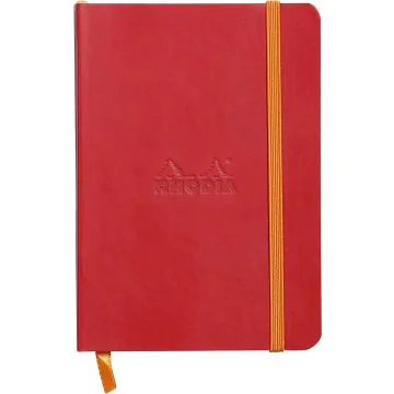 Carnet souple RHODIARAMA - 144 pages lignées A6 - Rouge : RHODIA 117313C