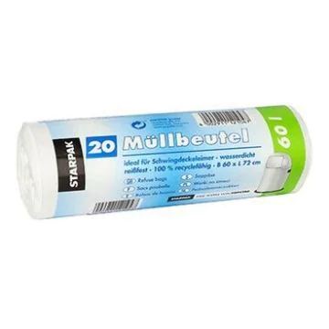 Lot de 20 sacs poubelle - 60 litres - Blanc PAPSTAR-image