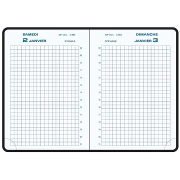 Agenda Journalier de poche 2024 - 130 x 85 mm EXACOMPTA 13416E
