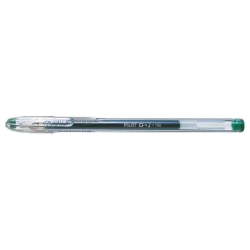 Stylo à bille à capuchon à encre gel - Vert : PILOT G1 Classique 138225