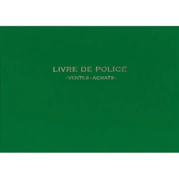 Elve 14172 Registre Bijoutier Achats/Ventes OR Livre de police métaux précieux