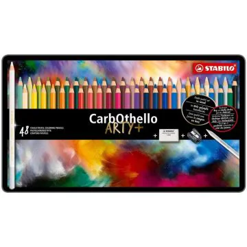 Crayons pastel - Assortiment 48 couleurs : STABILO