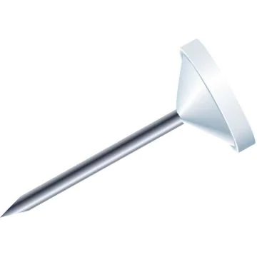 EXACOMPTA : Epingles unies à tête plate - Blanc 14500E photo