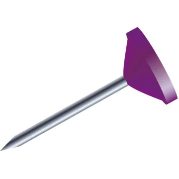 EXACOMPTA : Epingles unies à tête plate - Violet : 14506E photo