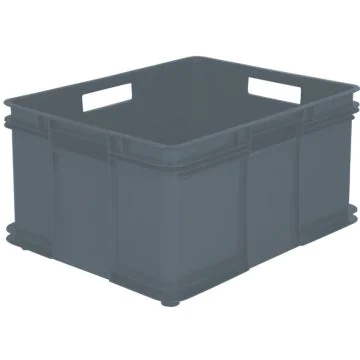 Bac de rangement Euro-Box XXL - 54 litres - Gris : KEEEPER Bruno