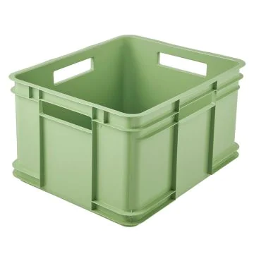 Bac de rangement Euro-Box M - 16 litres - Bleu : KEEEPER Bruno Eco