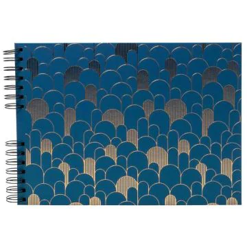 Album photos spirales - 320 x 220 mm - 150 photos - Bleu : EXACOMPTA NeoDeco