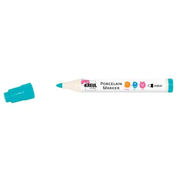 Marqueur pour porcelaine - 2-4 mm - Turquoise : KREUL visuel