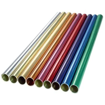 Feuille d'Aluminium - Rose et doré - 500 x 780 mm : FOLIA Visuel