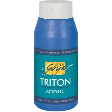 Peinture Acrylique 750 ml - Bleu cobalt KREUL Triton Acryl Basic