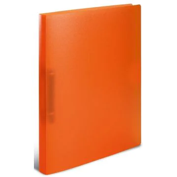 Classeur à 2 anneaux - Dos de 25 mm - Orange Translucide HERMA
