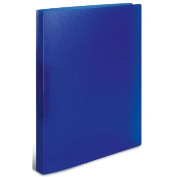 Classeur à 2 anneaux - Dos de 25 mm - Bleu Foncé Translucide HERMA