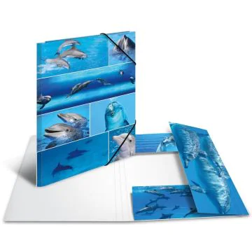 Chemise à rabats A3 - Motifs Dauphins HERMA