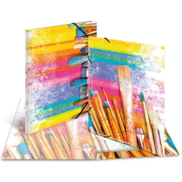 Chemise à élastiques A3 - Motif Pinceaux Design : HERMA image