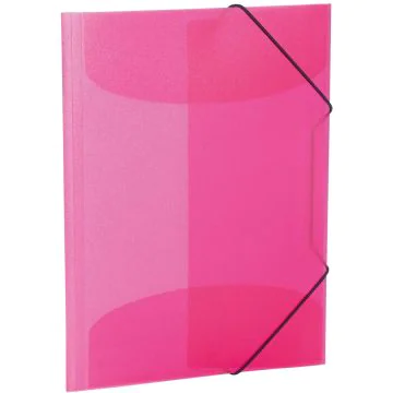 Chemise à élastiques A4 en PP translucide - Rose : HERMA Visuel