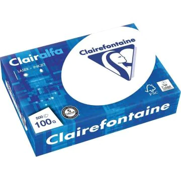 Ramette de papier de 500 feuilles A4 100 g - Extra blanc : CLAIREFONTAINE Photo