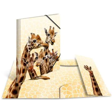 Chemise à élastiques A4 Motif Girafes : HERMA image