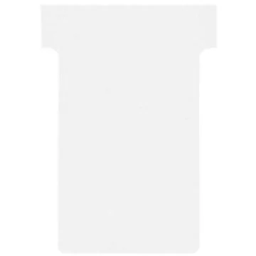 Fiches T - Indice 2 / 60 mm - Blanc : NOBO Lot de 100 visuel