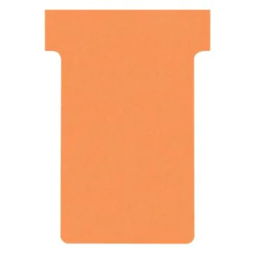 Fiches T - Indice 2 / 60 mm - Orange : NOBO Lot de 100 Visuel