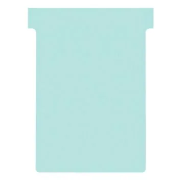 Photo Fiches T - Indice 3 / 92 mm - Bleu : NOBO Lot de 100  réf. 2003006