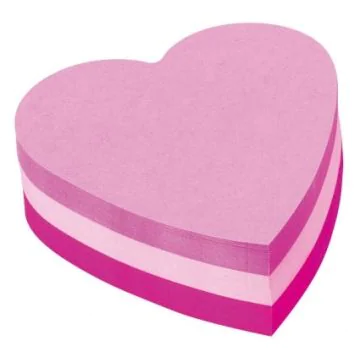 POST-IT : Notes adhésives en forme de coeur - 2007-H