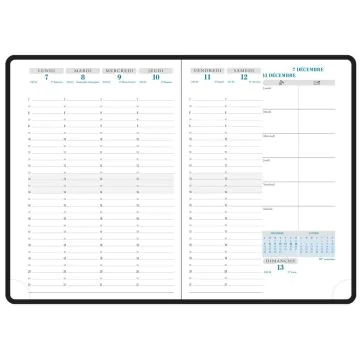 Semainier 2025 - Agenda 210 x 150 mm EXACOMPTA Visuel