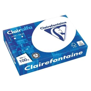 Ramette de papier de 500 feuilles A4 110 g - Extra blanc CLAIREFONTAINE