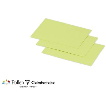 Photo POLLEN : Carte de papier Vert bourgeon - Format 70 x 95 mm 21240C