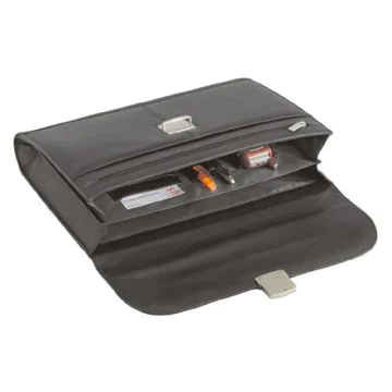 MEANDMY 22001 : Serviette A4 en cuir - Conférence II (Bagage)