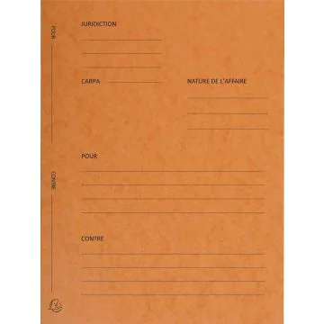 Dossier de plaidoirie Avocat Exacompta 220106E