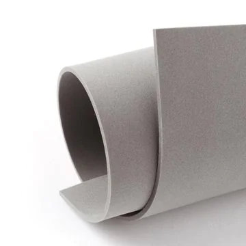 Caoutchouc Mousse - Gris clair - 200 x 290 mm : FOLIA Lot de 10 Visuel