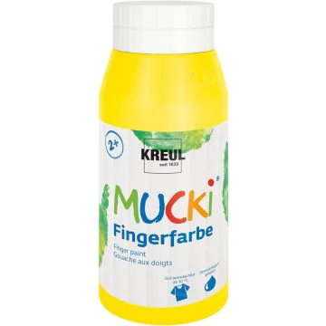 Gouache aux Doigts MUCKI -50 ml - Jaune KREUL
