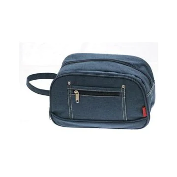 274003 DAVIDT'S :  Trousse de toilette en toile - Jean's 