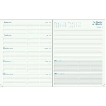 Agenda Semainier 2025 - 270 x 210 mm EXACOMPTA Espace 27