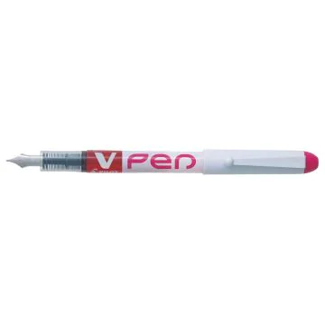 Stylo plume jetable - Rose : PILOT V-Pen Visuel