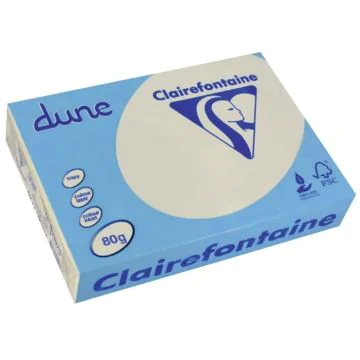 Ramette de papier de 500 feuilles A3 - 80 g - Blanc naturel : CLAIREFONTAINE Dune Visuel