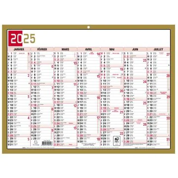 Calendrier mural 2025 - 220 x 295 mm EXACOMPTA