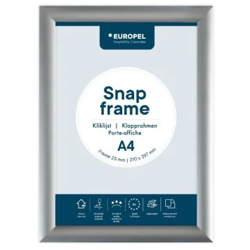 Cadre Porte affiche - A4 - Argent : EUROPEL image