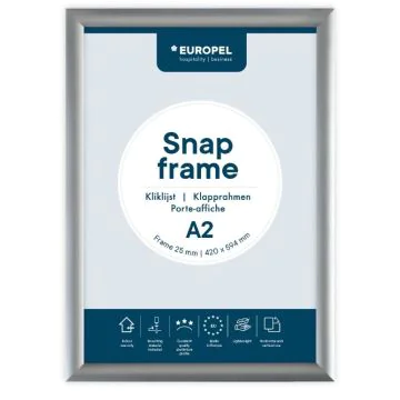 Cadre Porte affiche - A2 - Argent : EUROPEL image