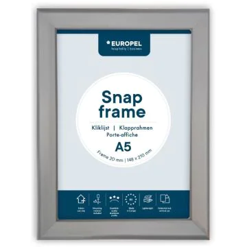 Cadre Porte affiche - A5 - Argent : EUROPEL image