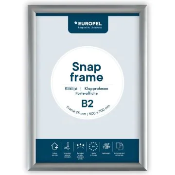 Cadre Porte affiche - B2 - Argent : EUROPEL image