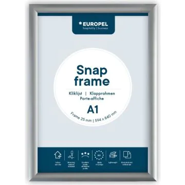 Cadre Porte affiche - A1 - Argent : EUROPEL image