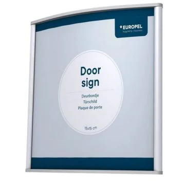 Plaque de Porte - 150 x 150 mm - Argent : EUROPEL image