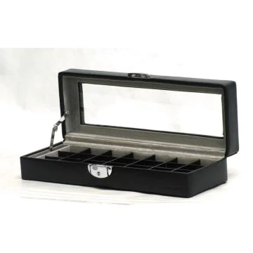 DAVIDT'S 367733-01 Baguier et boite à bijoux Euclide - Noir 