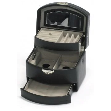 DAVIDT'S 367959-01 : Boite à bijoux Euclide -  Noir