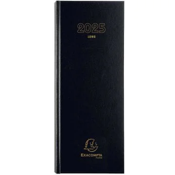Agenda Journalier 2025 - 135 x 340 mm - Format Long EXACOMPTA