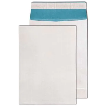 Enveloppes sans fenêtre avec ficelles renforcées - 250 x 353 mm - Blanc : MAIL MEDIA Lot de 250 Visuel