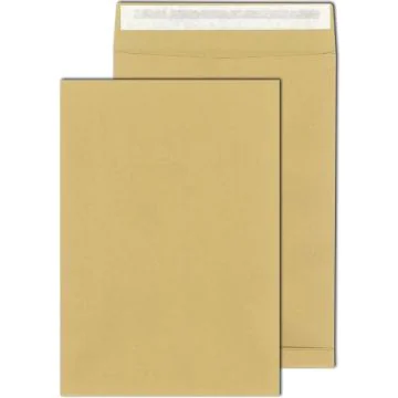 Pochettes d'expédition sans fenêtre - 250 x 353 mm - 110 g - Kraft : MAIL MEDIA Lot de 250 Visuel