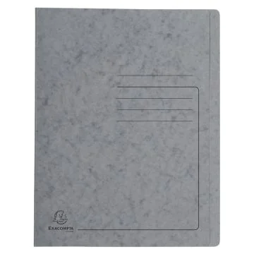 Chemise à lamelle imprimée A4 - Gris : EXACOMPTA image