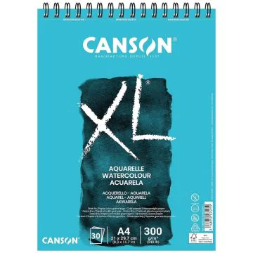 Photo CANSON :  Bloc pour Aquarelle - XL A4 C400039170